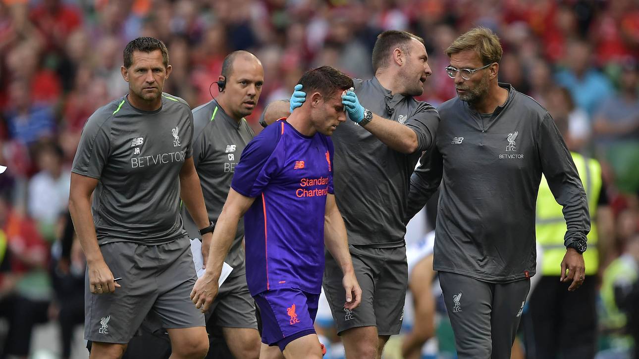 Klopp witzelt über Milners Riesen-Cut