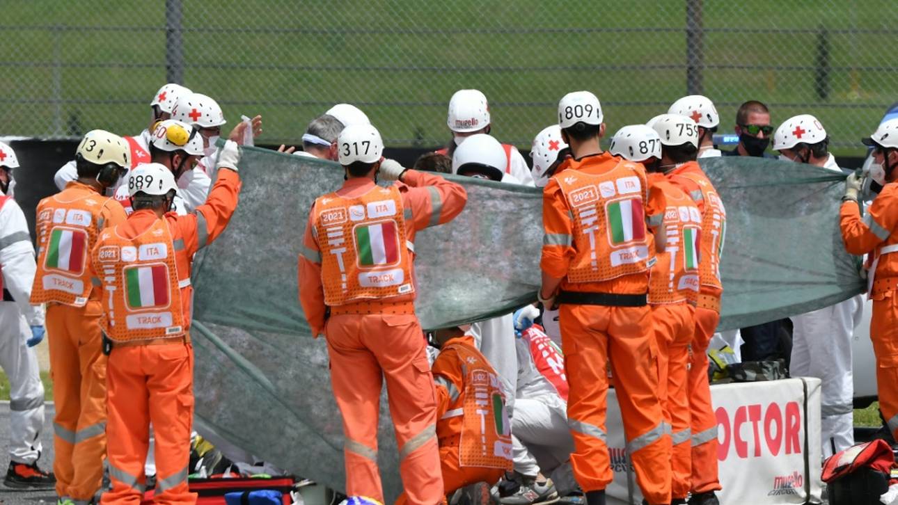 Moto3-Pilot in kritischem Zustand