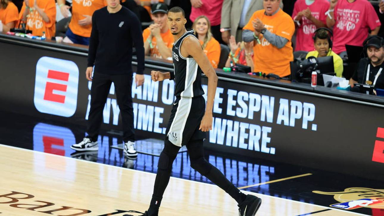 Victor Wembanyama verlor mit den Spurs Spiel eins gegen die Knicks