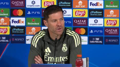 Trotz der Turbulenzen rund um den Verein bleibt Real-Trainer Xabi Alonso gelassen und blickt nach vorne. 