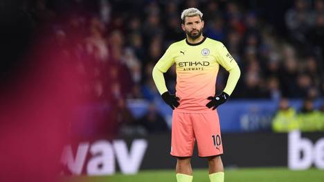 Sergio Agüero steht einer Wiederaufnahme des Spielbetriebs in der Premier League sehr skeptisch gegenüber.