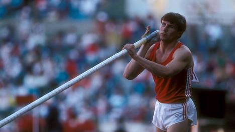 Sergej Bubka bei den Olympischen Spielen in Seoul 1988