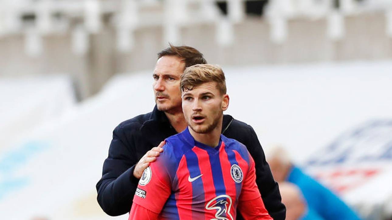 Trainer Frank Lampard (l.) hat ein Topteam um Nationalspieler Timo Werner geformt