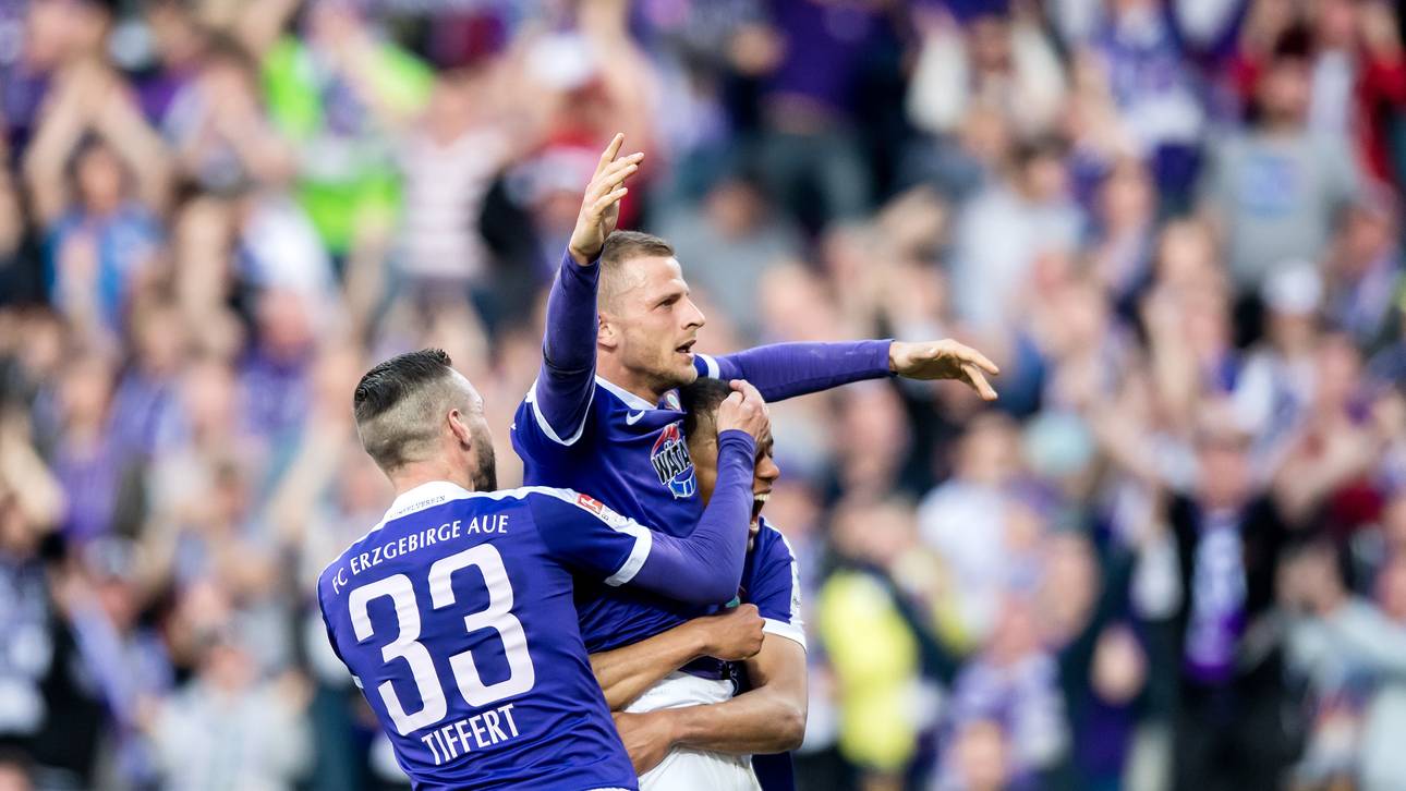Traumtor! Aue jubelt im Kellerduell