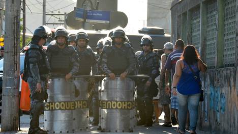 Polizisten in Rio de Janeiro