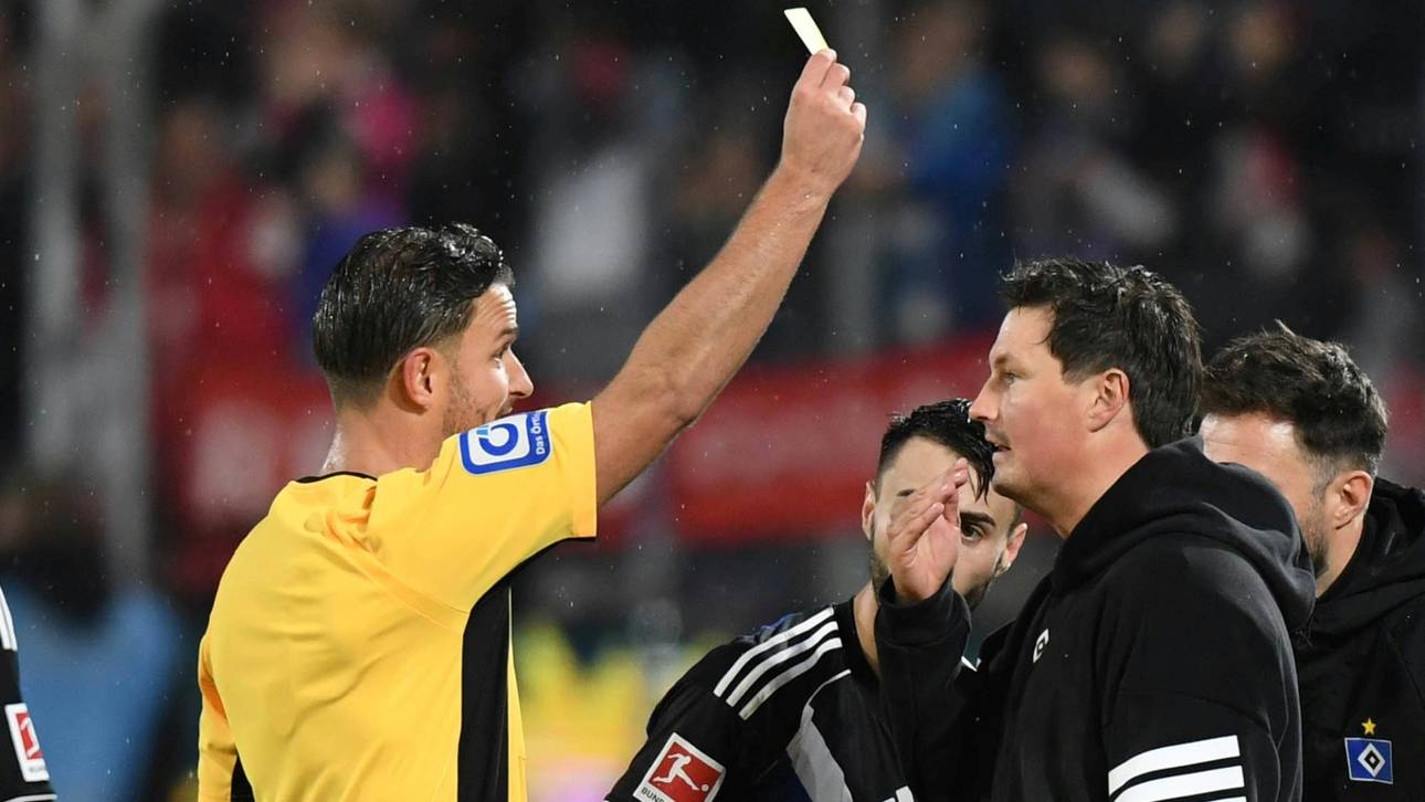 Schiri-Frust beim HSV – Schlager erklärt sich