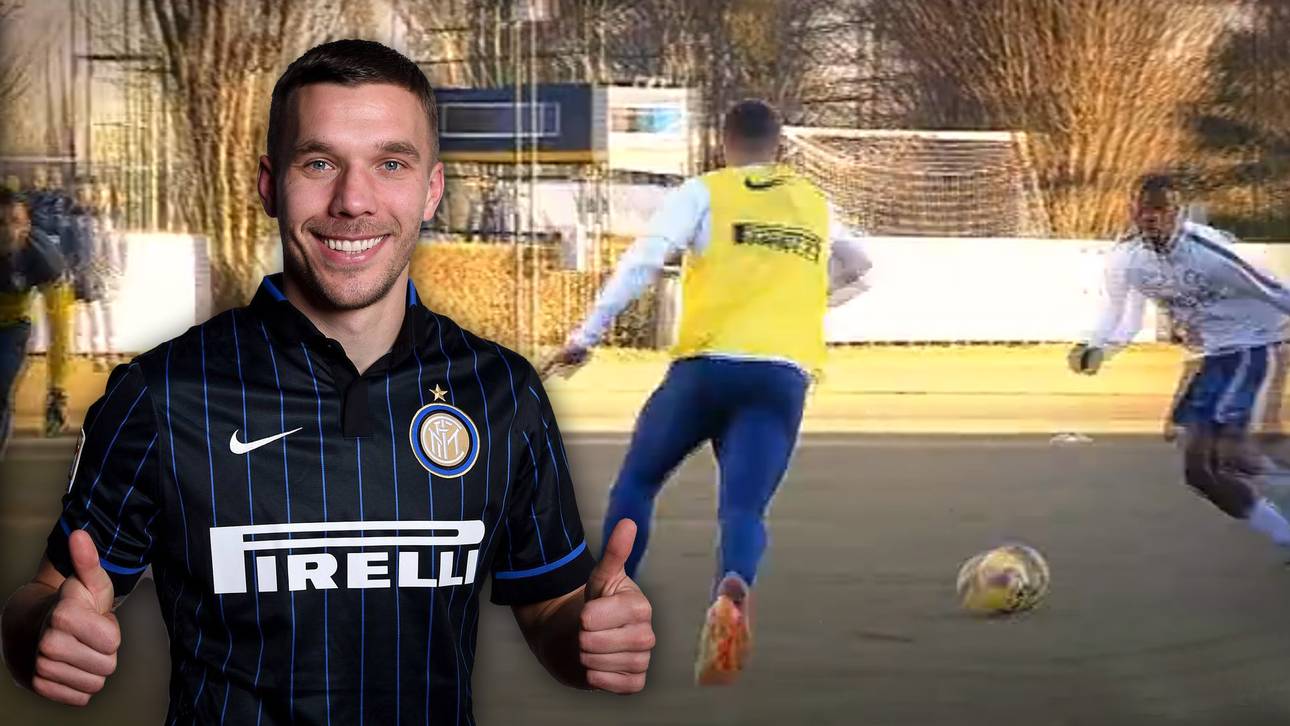Podolski setzt erste Duftmarke