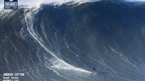 Horrorwipeout bei XL-Swell in Nazaré