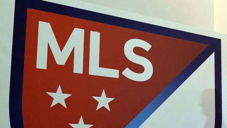 The new Major League Soccer (MLS) logo is pictured during an unveiling event in New York on September 18, 2014. MLS unveiled the new logo ahead of its 20th season. AFP PHOTO/Jewel Samad        (Photo credit should read JEWEL SAMAD/AFP/Getty Images)