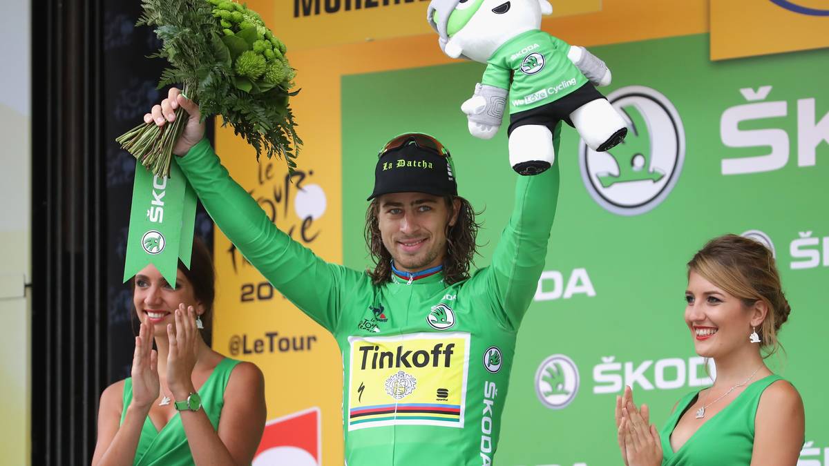 PETER SAGAN (28/Bora-hansgrohe): Fünf Mal in Serie gewann der Slowake das "Maillot vert". Im letzten Jahr wurde er nach einem schweren Sturz von Mark Cavendish von der Tour-Jury nach dem vierten Tag ausgeschlossen