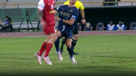 Cristiano Ronaldo debütierte in der AFC Champions League für Al-Nassr. Beim FC Persepolis wurde ein Foul gegen ihn zum Knackpunkt.