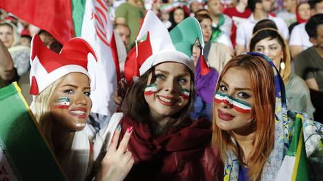 Im Iran sind Frauen im Stadion noch immer eine Seltenheit