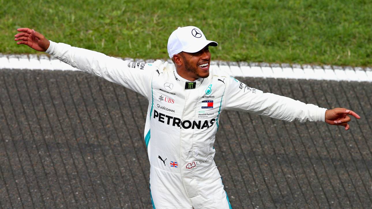 Pole! Hamilton im Regen vor Vettel