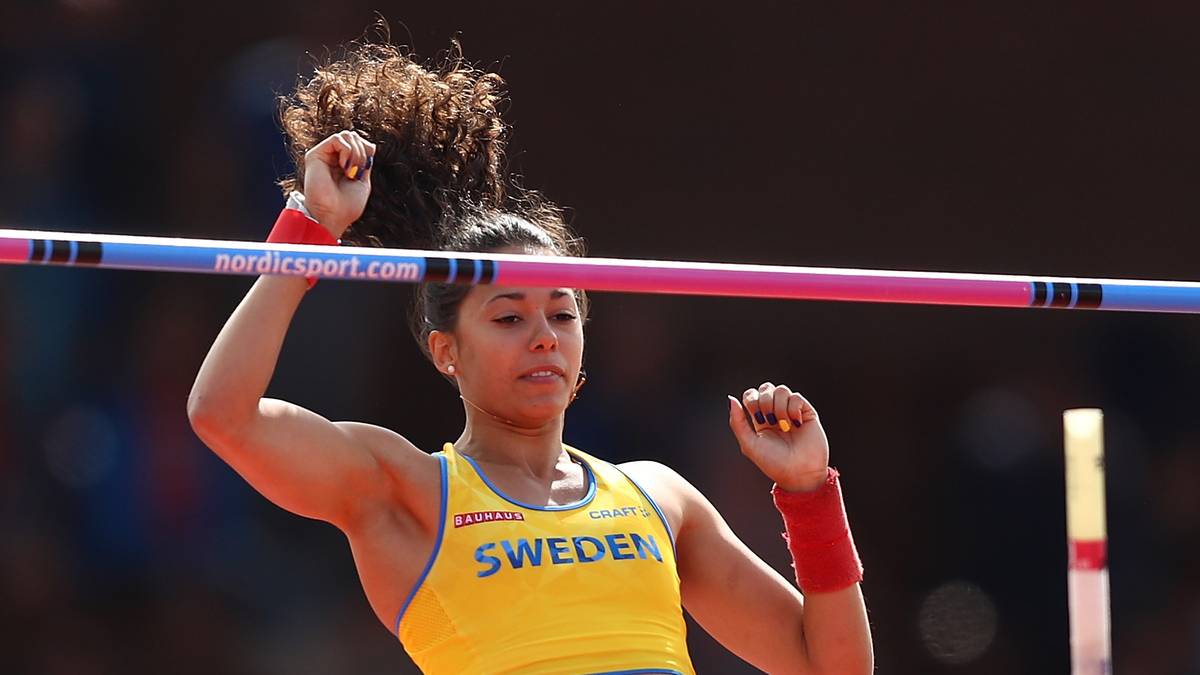 Angelica Bengtsson (Schweden): Mit 4,65 Metern holt die attraktive Schwedin 2016 im Stabhochsprung unter freiem Himmel EM-Bronze in Amsterdam. Bei der WM in London wird sie Zehnte
