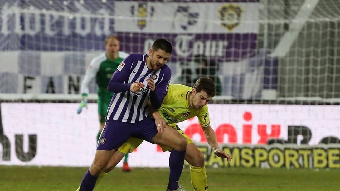 Aue mit Dusel-Sieg über Schlusslicht