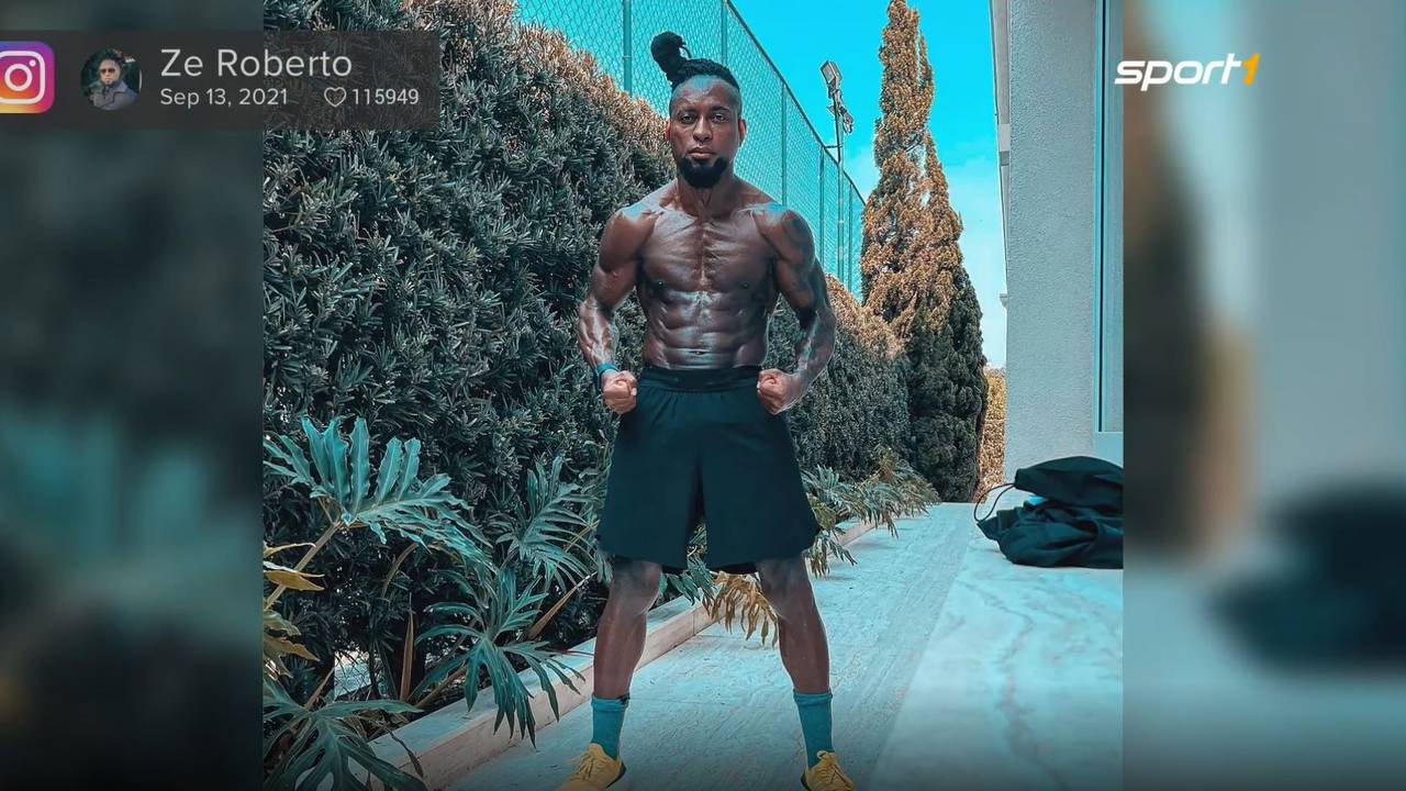 Mit 47 Jahren: Zé Roberto präsentiert seine Muskeln
