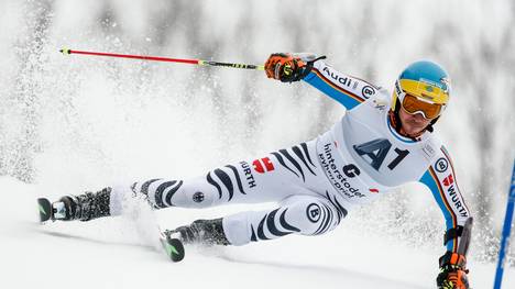  Felix Neureuther liegt beim Slalom in Kranjska Gora in Lauerstellung