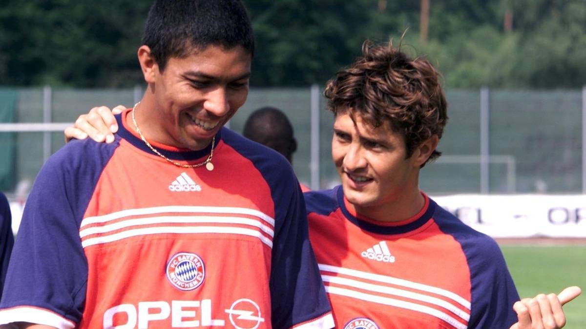 GIOVANE ELBER / BIXENTE LIZARAZU: Die beiden Champions-League-Sieger von 2001 sind seit 2017 Markenbotschafter des Rekordmeisters. Zuvor waren beide auch schon einmal als Scout für die Bayern aktiv