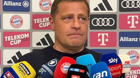 Bayern-Sportvorstand Max Eberl reagiert auf Gerüchte, wonach der FC Bayern Kontakt zu Chelsea-Stürmer Nicolas Jackson aufgenommen habe.