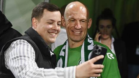 Arjen Robben verfolgte die Rückkehr des FC Groningen in die Eredivisie vor Ort