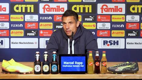 Bei einem klaren Sieg gegen Holstein Kiel spielt Borussia Dortmund in der kommenden Saison in der Champions League. Kiel-Trainer Marcel Rapp spricht darüber, ob es für ihn und seine Mannschaft ein Ansporn ist, dem BVB die Suppe zu versalzen.