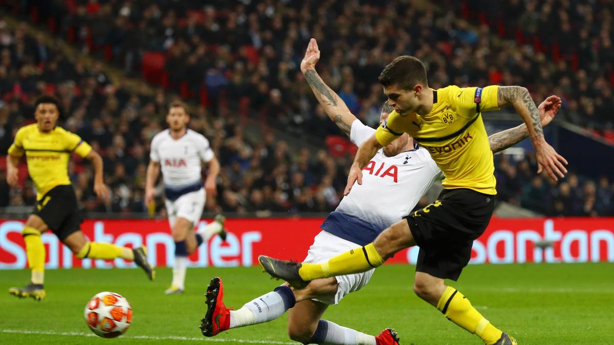 CHRISTIAN PULISIC: Bekam den Vorzug vor Raphael Guerreiro. Scheiterte nach einer Viertelstunde aus spitzem Winkel an Tottenhams Keeper Hugo Loris. Häufig zu eigensinnig und übermotiviert. SPORT1-NOTE: 4 