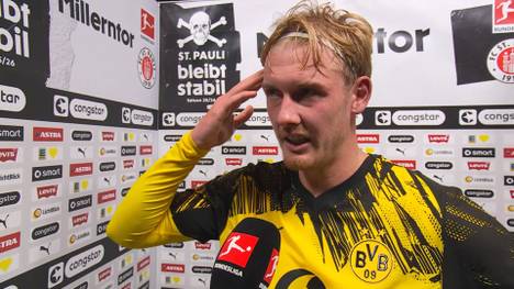 Borussia Dortmund verspielt zum Bundesliga-Auftakt eine 3:1-Führung beim FC St. Pauli. Julian Brandt äußert sich danach selbstkritisch.