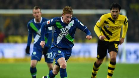Kevin De Bruyne (l.) trifft mit dem VfL Wolfsburg im Pokalfinale auf Borussia Dortmund