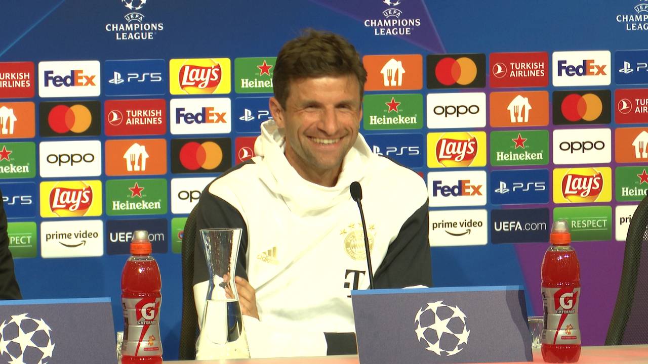 FC Bayern München: Thomas Müller wieder mit guter Laune vor Champions League