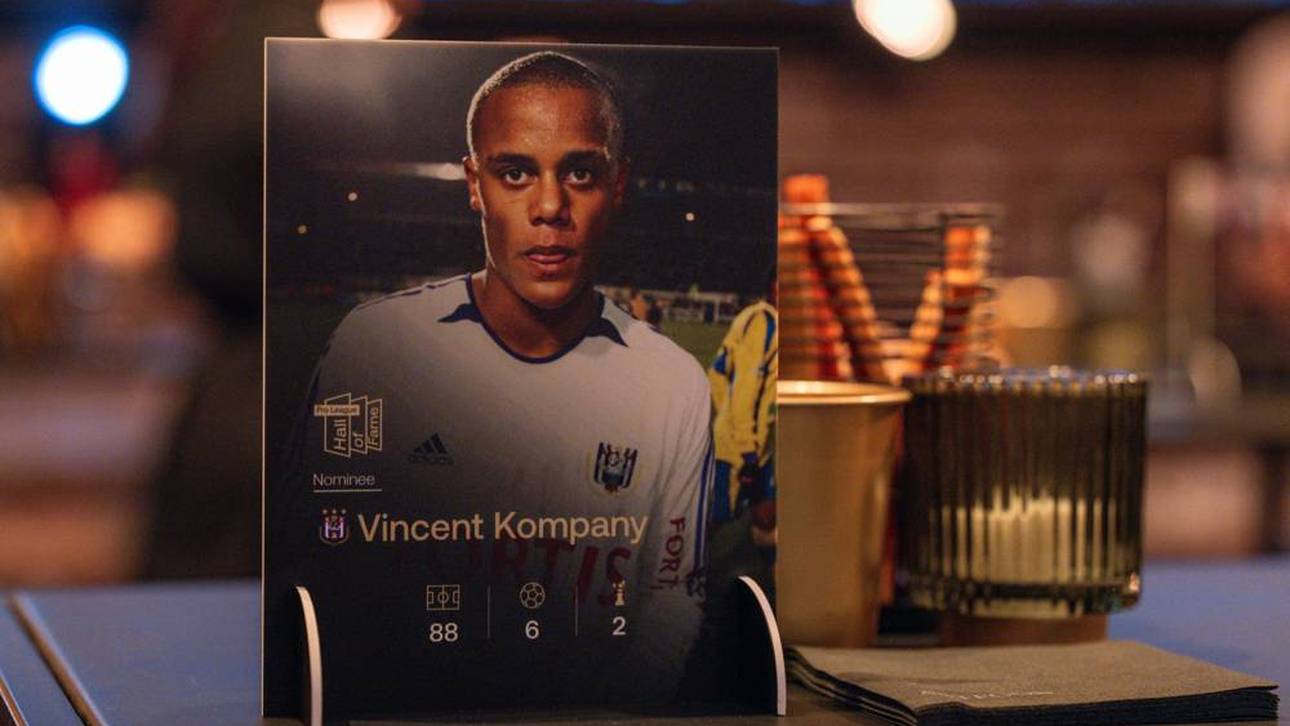 Ein Foto von Vincent Kompany bei der Hall-of-Fame-Gala