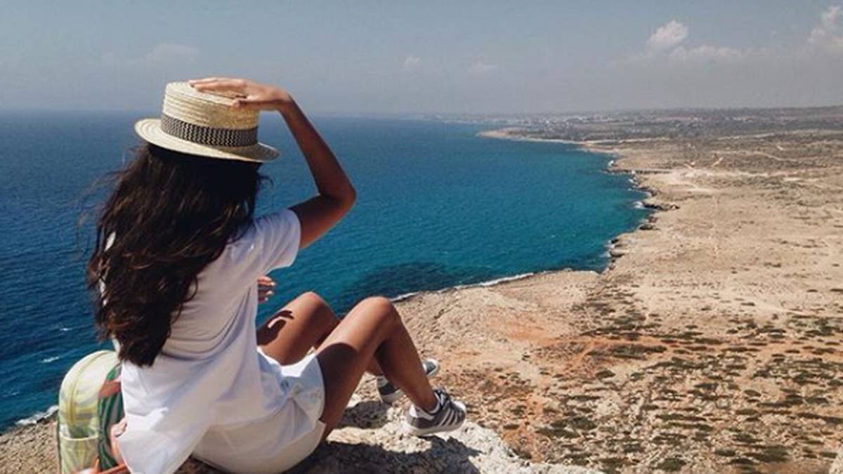 In ihrer Freizeit reist Tsviliy leidenschaftlich gerne. Dieser Schnappschuss zeigt sie auf Zypern