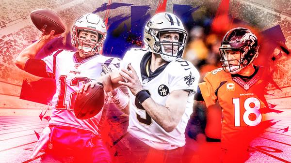 Tom Brady, Drew Brees, Peyton Manning