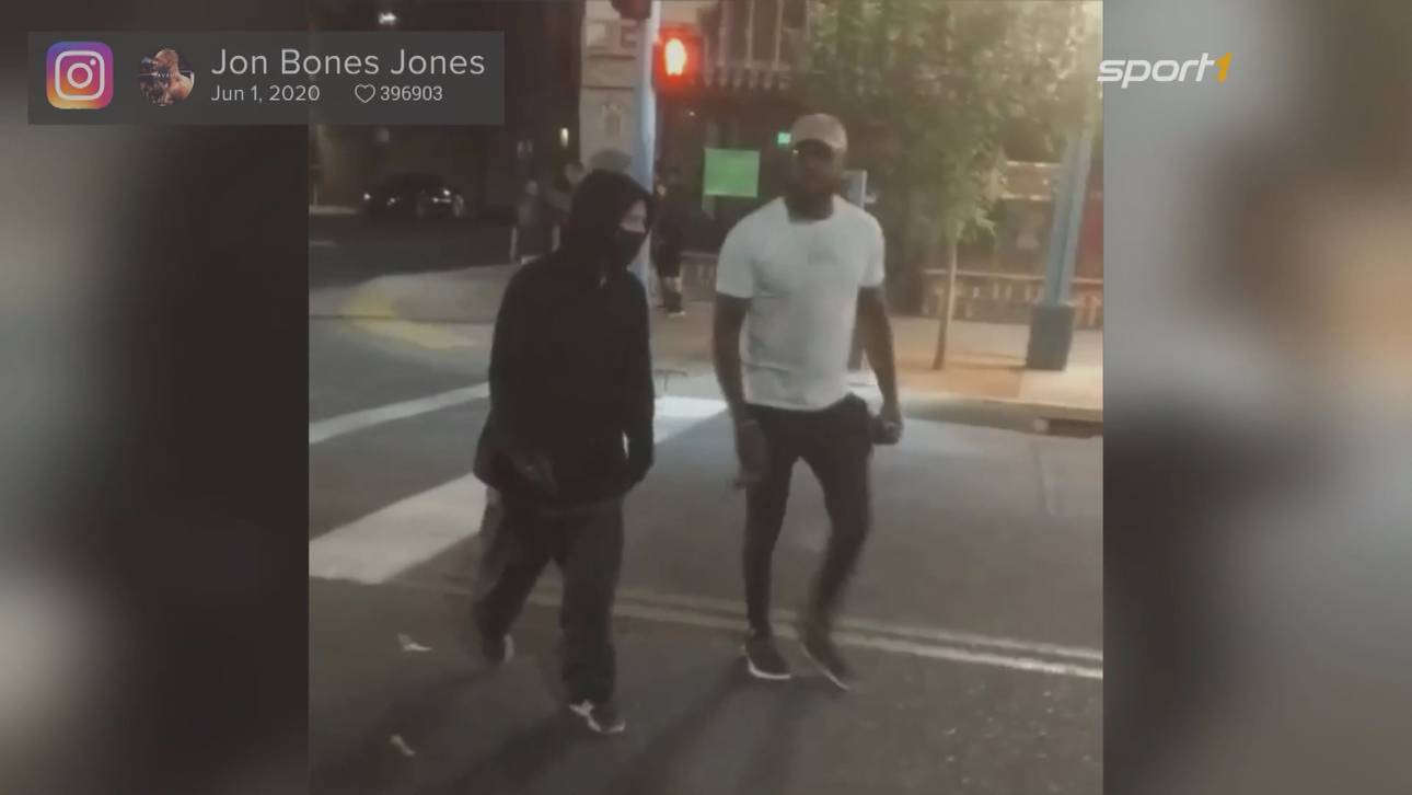 Ehrenmann ‚Bones‘ Jones: UFC-Fighter geht gegen Sprayer vor
