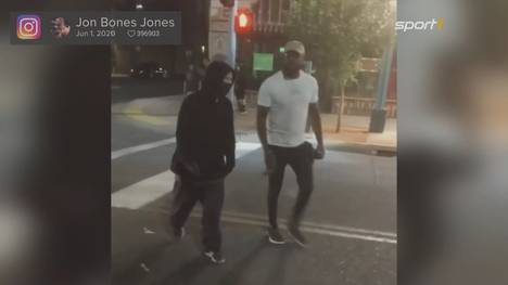 Die Proteste nach dem Tod von George Floyd werden leider auch von Vandalisten genutzt. Der 'UFC Light Heavyweight Champion' Jon Jones versteht da aber gar keinen Spaß und geht auf Konfrontationskurs... 