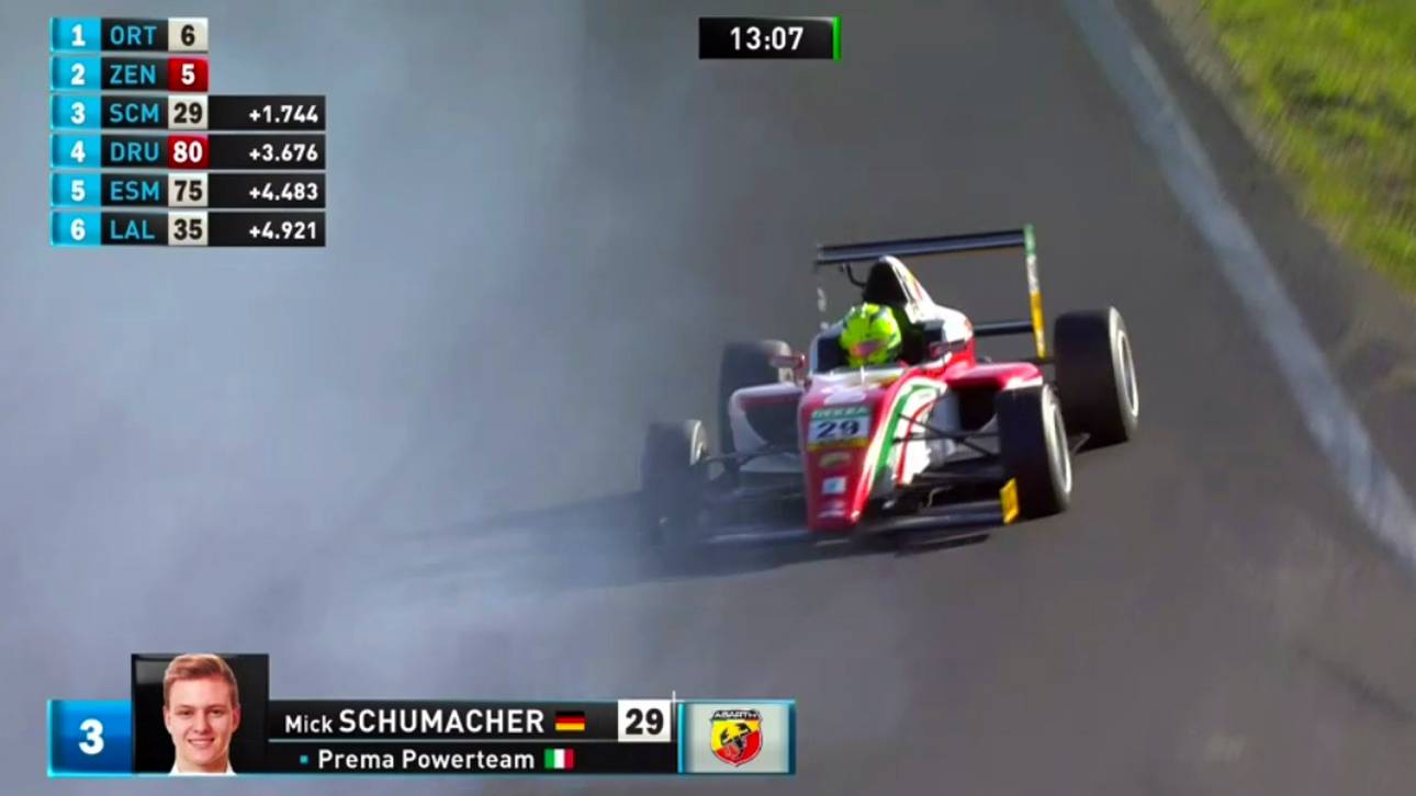 Schumacher bleibt im Titelrennen