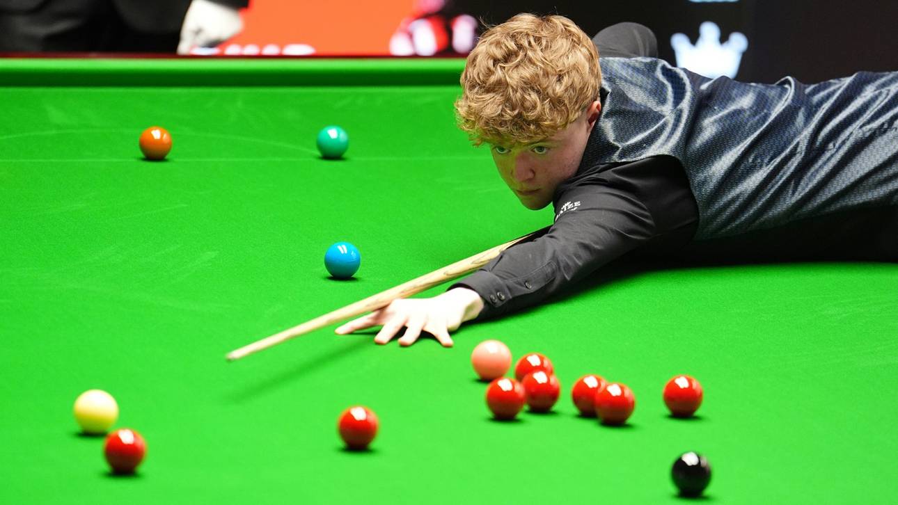 Snooker-WM: Jungstar verpasst Coup