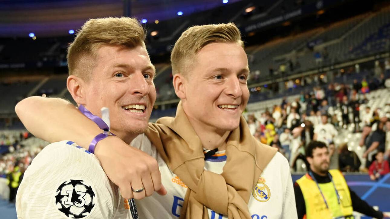 Toni Kroos (l.) mit seinem Bruder Felix