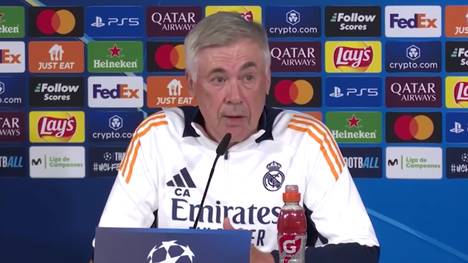 Real-Coach Carlo Ancelotti rückt das Champions-League-Spiel gegen den AC Mailand in den Hintergrund. Seine Gedanken sind bei den Betroffenen der Flutkatastrophe in Valencia.