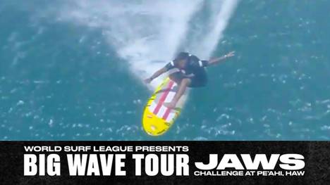 Billy Kemper bestätigt seine Form und gewinnt die Big Wave Challenge in Jaws