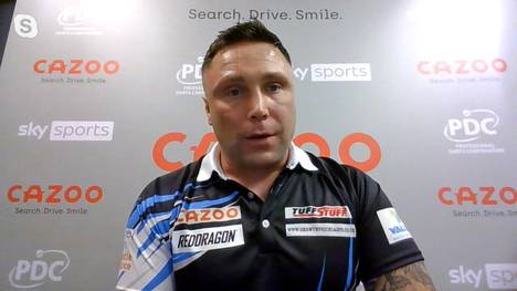 Gerwyn Price spricht nach dem Sieg in Nottingham über Chris Dobey unter anderem über seine Doppelquote, seine Konstanz und die Performance bei der Premier League.