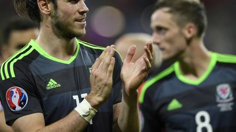 2016 stand Gareth Bale mit Wales im EM-Halbfinale