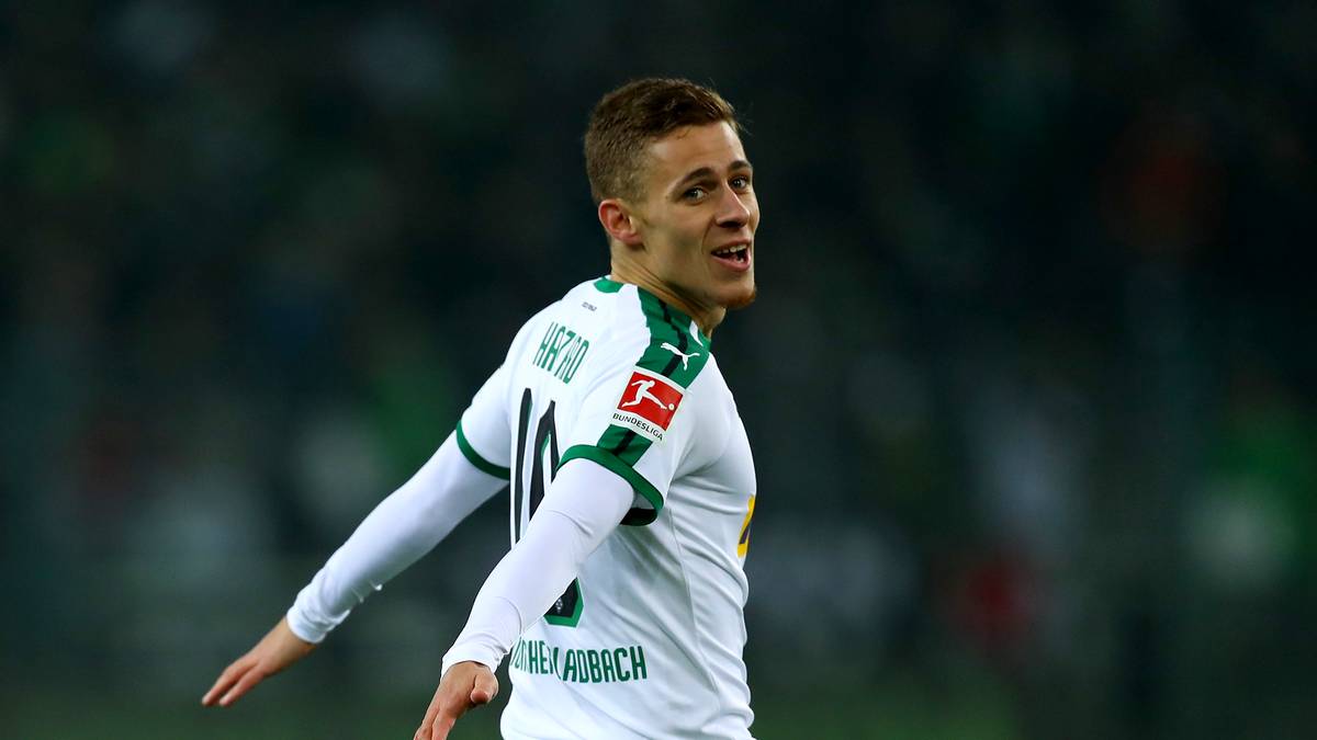 PLATZ 18: Thorgan Hazard (Borussia Mönchengladbach) - 10 Tore