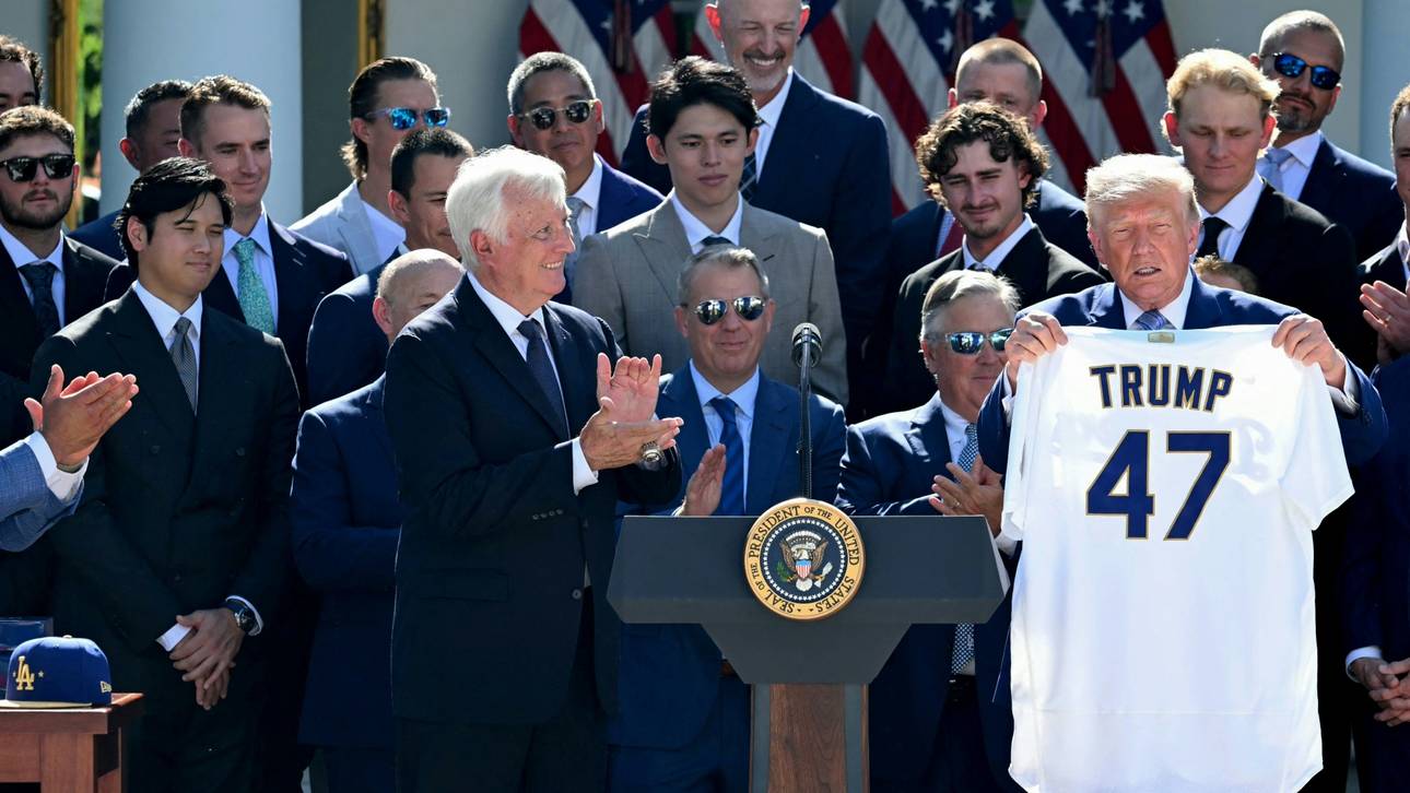 Trotz Kritik: Dodgers besuchen Trump