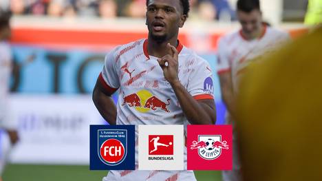 RB Leipzig gewinnt in Heidenheim mit 1:0 dank einem Treffer von Lois Openda. 