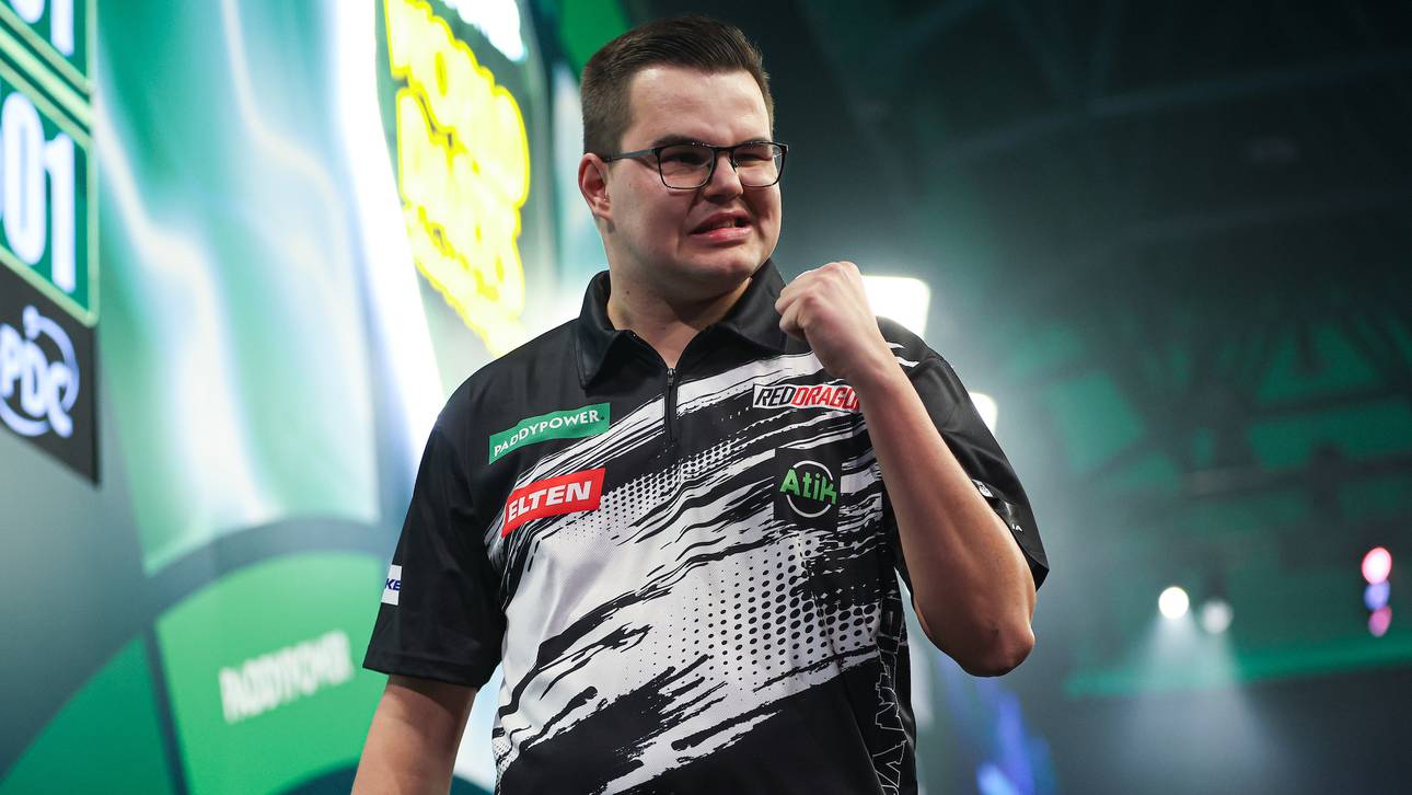 Van Veen stürmt ins Viertelfinale