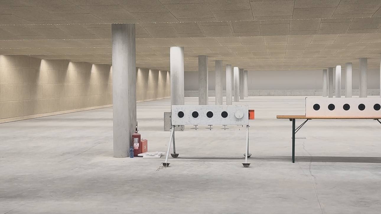 Der Übungsraum mit realen Bedingungen