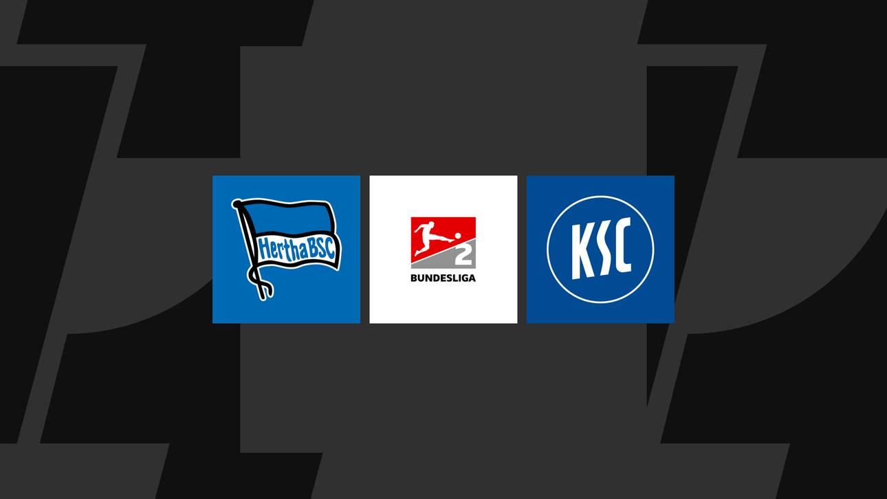 2. Bundesliga heute: Hertha gegen Karlsruhe
