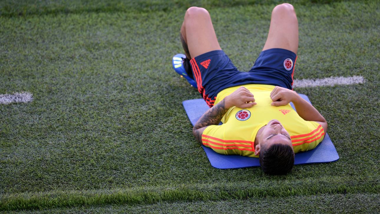 James absolviert Reha in Madrid