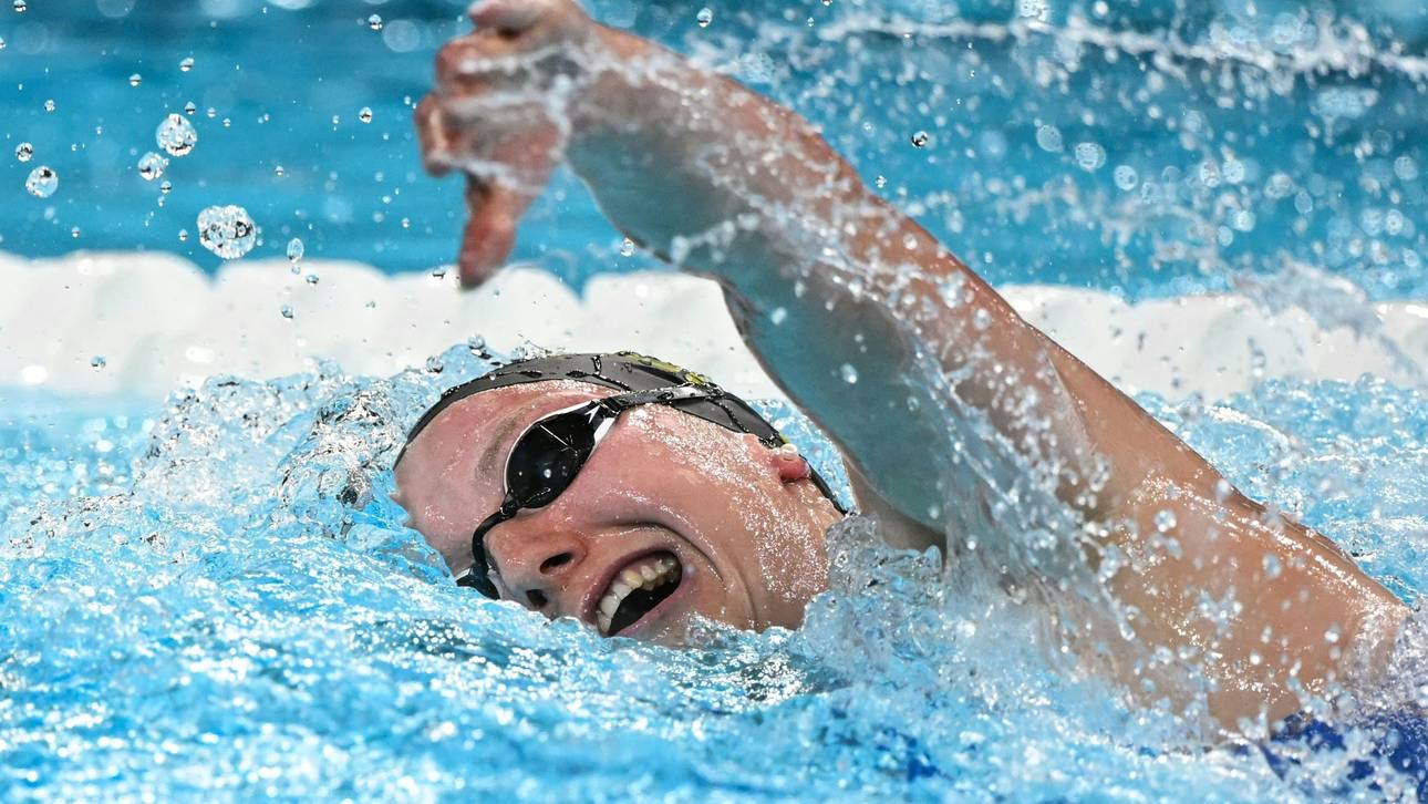 Deutsche schwimmt zu Silber