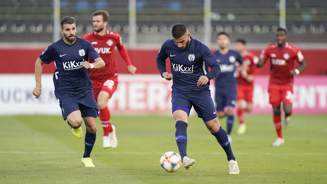 Valdet Rama (l.) zusammen mit Deniz Undav beim SV Meppen in der 3. Liga